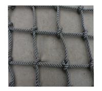 Filet De Corde Chanvre, Filet De Sécurité Intérieur pour Enfants, Protection Rampe D'escalier, Séparation, Décoration(12mm-12cm,1X9m/3.3X29.53ft)