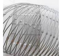 Filet De Corde en Acier Inoxydable 304, Câble D’escalier De Balcon, Filet De Clôture De Cerf Durable, Clôture De Barrière De Volaille Animale, pour Limite De Ferm, 10cm Mesh, 0.8x25m