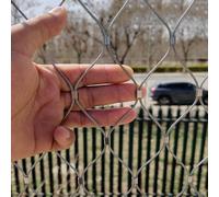 Filet de Corde en Acier Inoxydable 304, Grillage Souple Cable | 6cm/1,5mm Filet de Sécurité pour Balcon, Gril pour Cage à Volailles, Clôture Extérieure pour Jardin et Ferme(1x10m)