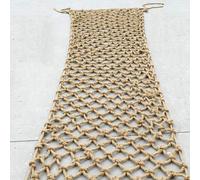 Filet de Corde pour Aire de Jeux Extérieur - Filet d'Entraînement Enfant, Filet Cargo Renforcé pour Cadre de Jardin, Échelle de Corde pour Cabane dans les Arbres, Personnali(Size:1mx2m(3.2x6.5ft))