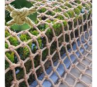 Filet de Corde pour cabane dans Les Arbres Clôture Filet de Corde de Chanvre Enfants Balançoire Escalade Filet de sécurité Balcon Garde-Corps Filet de Protection Aire de Jeux Hamac Filet de