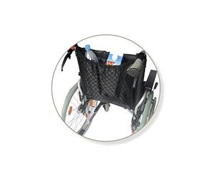 Filet de courses avec doublure Noir, Accessoires de fauteuil roulant