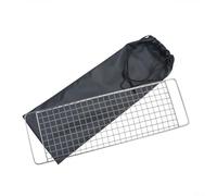 Filet de cuisson pour barbecue 38 x 12 cm Grille en acier inoxydable conçue pour une rétention efficace de la chaleur et options de cuisson (B)