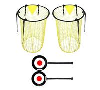 Filet de de Football | Filet de Practice 23,62 Pouces | Filet de Lancer en Nylon | But Portable Easy Setup Multi-Sports pour Football, Basketball, Volley-Ball, entraînement et Jeu des