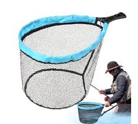 Filet de débarquement pliable avec poignée - Outil flexible pour crevettes, truites, crabes, poissons-chats et crevettes
