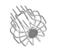 Filet de drainage de toit en acier inoxydable avec couvercle de protection de gouttière pour éviter l'accumulation de feuilles et de débris pour une performance de drainage fiable (75 mm)