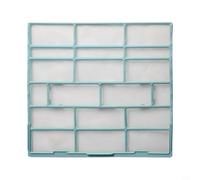 Filet de Filtration Plastique pour Climatisation Gainable(Model C) | pour efficace, pour capture pour poussière et débris, plastique , taille 36x30cm, couleur verte