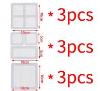 Filet De Fixation Pour Fenêtre, Adhhésif Pour La Maison, Anti-Moustiques, Anti-Insectes, Patch Mural, 9 Pièces/15 Pièces