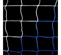 Filet de Football 5m x 2m - Couleur au Choix - pour But de Football à 7 - Idéal pour Les entraînements Foot (Bleu et Blanc)