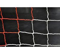 Filet de Football 5m x 2m - Couleur au Choix - pour But de Football à 7 - Idéal pour Les entraînements Foot (Rouge et Blanc)