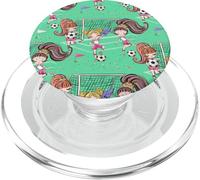 Filet de Football pour Fille - Vert PopSockets PopGrip pour MagSafe