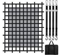 Filet de fret pour camion Filet de surface de chargement - Filet à bagages Filet de transport 2440x2060mm - capacité de charge 680kg - Accessoire idéal pour les camions et les véhicules de transport