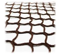 Filet de Garde-Corps D'escalier Marron, Filet de Protection Anti-Chute pour Enfants Et Animaux Domestiques, Filet de Corde en Nylon pour Balcon, Filet de Jardin Extérieur, Taille de Maille 3x3cm