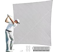 Filet de golf 310 x 310 cm - Filet d'entraînement intérieur de haute qualité pour le golf, le baseball, le hockey, le football - Filet à balles en nylon résistant pour l'entraînement de conduite DIY d