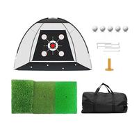 Filet de golf d'entraînement pour jardin, cour, conduite, tapis de frappe, balançoire et extérieur à la maison, maille hautement élastique
