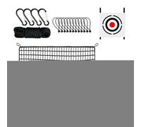 Filet de golf intérieur, réseau de conduite de golf | Simulateur d'entraînement de balle de balle de service lourd,Balle de frappe avec 12 cordes élastiques et 4 carabiniers pour hommes, femmes