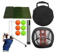 Filet De Golf pour Chip,Nylon Pliable Facile à Monter,Ensemble De Filet pour Puce - pour La Pratique De Coup Et Swing en Intérieur Extérieur Et Cour pour Les Golfeurs