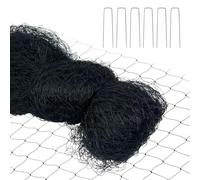 Filet de jardin 2 x 20 m, filet anti-oiseaux pour jardin et terrasse, kit de maille tissée extra résistante pour arbres fruitiers, plantes et légumes, filet de bassin réutilisable en polyéthylène