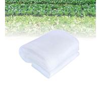 Filet de jardin anti-grêle résistant aux UV et aux oiseaux - Blanc translucide - Protège les légumes - Taille 4 x 10 m