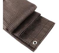 Filet de jardin de qualité supérieure - Pare-soleil anti-UV pour pergolas, piscine, balcon et tonnelle - Filet d'ombrage (café, 1,2 m x 5 m)