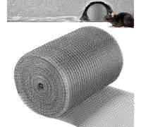 Filet de jardin en acier inoxydable - Rouleau de maille en acier inoxydable, maille métallique à double couche - Remplissage de trous de mailles en fil souple, passoire stable, accessoires