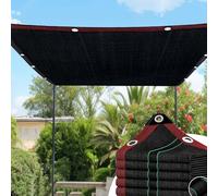 Filet de jardin en maille 6 m x 8 m, tissu d'ombrage léger pour une utilisation en extérieur, bloque la lumière du soleil, facile à installer, parfait pour les balcons, les cours et les terres