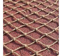 Filet de jute pour une utilisation en intérieur et en extérieur | Réseau d'escalade décoratif pour les fêtes, les cafés, les chambres | Filet de jute naturel de 1 m x 4 m pour plantes et fleurs