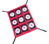 Filet de lancement de balle - Zone de frappe cible | Réseau d'entraînement de balle réglable à 9 grilles portable pour jardin, extérieur, école, famille, amis