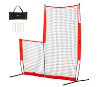 Filet de lancement de baseball à écran VEVOR L pour écran de softball de cage de frappeur 7x7 pieds