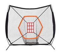 Filet de lancement de softball - Aide au lancer réglable, écran de frappeur de baseball | Structure en fibres élastiques robuste, produit de cadre de stabilité absorbant les chocs, installation sur te