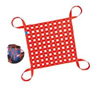 Filet De Levage À Élingue - Filets De Levage De Cargaison, Sangles De Manutention Robustes Et Résistantes, Filet D'arrimage pour Caisses Et Palettes, Filet À Sangles(1.5 X 1.5M/Mesh 10cm/Load 500kg)