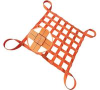 Filet de Levage à élingue Plate en Nylon-Filet de Levage de Cargaison, Ceinture de Filet de sécurité résistante à la déchirure à Maille carrée,(2 X 2M/Mesh/15cm/Load 1t)