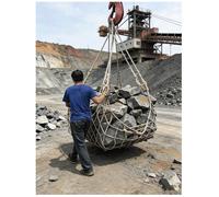 Filet de Levage de Cargaison, Filet de Levage à élingue, Filets de Chargement Robustes for la Construction, Le Levage Mobile, Le Chargement et Le déchargement (150x150 cm-2 tonnes)(400x400cm-5ton)