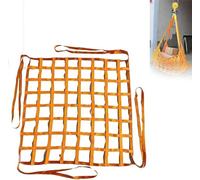 Filet de levage de charges, filet de levage de charge pour le chargement et le déchargement de cargaison, filet mobile de chargement et de déchargement pour charges lourdes (taille : 1 x 1 m/maille 10
