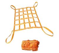 Filet de levage de charges robuste 3 x 3 m - Capacité de 3,5 tonnes, maille de 20 cm, sangles résistantes pour un transport de marchandises et un levage sur quai sécurisés, idéal pour la man