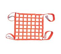 Filet de Levage de fret, Filet de Levage à élingue en Nylon, pour Le gréement de Construction, Le déplacement, Le remorquage, Le Levage et Le déchargement(2 X 2M/Mesh 15cm/Load 2t)