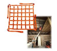 Filet de Levage de sécurité carré de 1 à 4 m, élingue Plate en Polyester for Chantier, déplacement, Levage, Chargement et déchargement(2.5m-2204.6lbs-15cm)