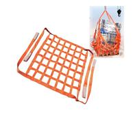 Filet de Levage de sécurité carré de 3,3 à 11,5 Pieds, élingue Plate en Polyester for travaux de Construction, de déplacement, de Levage, de Chargement(1.5x1.5m-500kg/1102lbs-10cm)