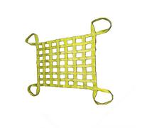 Filet de levage de sécurité pour étagère - Filet de levage plat en polyester - Filet de levage robuste - Filet de protection - Filet de protection - Filet à foin - Filet de levage de palettes
