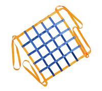 Filet de Levage en Nylon résistant aux déchirures, Sac de Levage Suspendu, Filet Plat en Polyester pour Outils de manutention Industrielle(3 X 3M/Mesh 20cm/Load 3.5t)