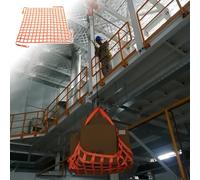 Filet de Levage Filet de Levage Industriel 1 X 1 m / 1,5 X 1,5 m, Petits Filets de Chargement et de Déchargement, Épargneur avec Sangles(1.5x1.5m - Load 500kg)