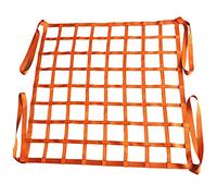 Filet de levage réglable en polyester, maille carrée de 1 x 1 m pour chargement et déchargement industriels, filet d'escalade durable, outil de suspension robuste pour un transport facile