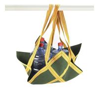 Filet De Levage Robuste En Toile, Sac De Levage Avec Poignées Renforcées Pour Le Transport De Palettes Par Grue, Tapis De Levage Durable Pour La Sécurité Et La Stabilité Dans La Logistique(150X150CM)