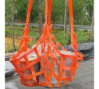 Filet de Levage Robuste, Sangles de Levage résistantes à la déchirure, capacité de 300 kg, Longueur de 1,5 m, Maille de 10 cm, idéal pour la sécurité sur Les Chantiers et Le remorquage.
