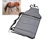Filet de Maille de Vol en Drap, Housse de Protection du Ventre de Cheval, Couverture Anti-Mouches Réglable, Housse de Protection de l'abdomen du Cheval, Housse de Protection du