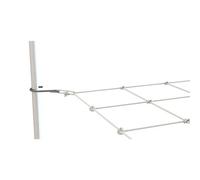Filet de Palissage pour Plantes - SECRET JARDIN - Web Plant Support 60x60cm - Blanc - Matière élastique