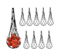 Filet de pastèque pour treillis - 10 pièces de support de pastèque filet de cantaloup, sac de culture pour protection plantation, récolte, jardinage, cour, parterre surélevé, verger