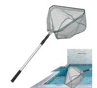 Filet de pêche avec manche télescopique, filet de pêche pliable | Accessoires télescopiques pour les activités de voyage de pêche en plein air
