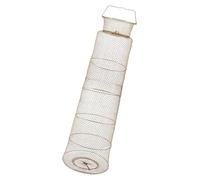 Filet De PêChe Bourriche Cage Filet de pêche pliable et Durable, panier à poisson en fil métallique, Cage de moulage à la main, filet de protection rétractable et pratique pour Le Maintien du Vairon,