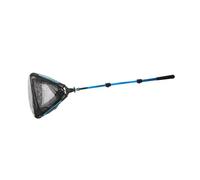 Filet de pêche compact avec cadre en aluminium léger - Pochettes de rangement pour pêche triangulaire en eau douce et salée